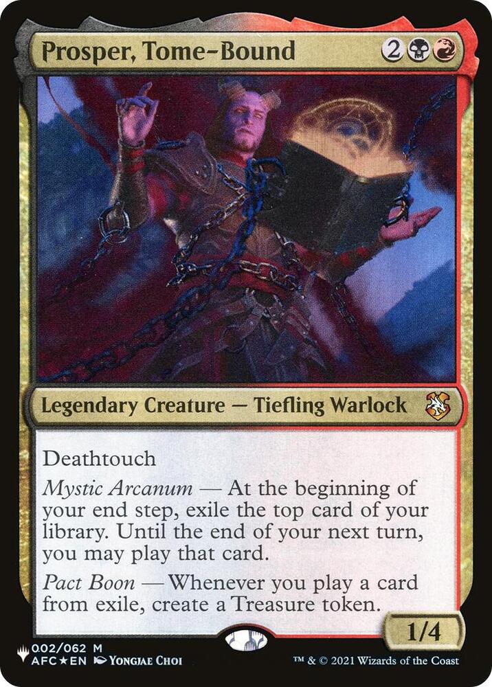 Prosper, Tome-Bound 002/062 card from The List Reprints