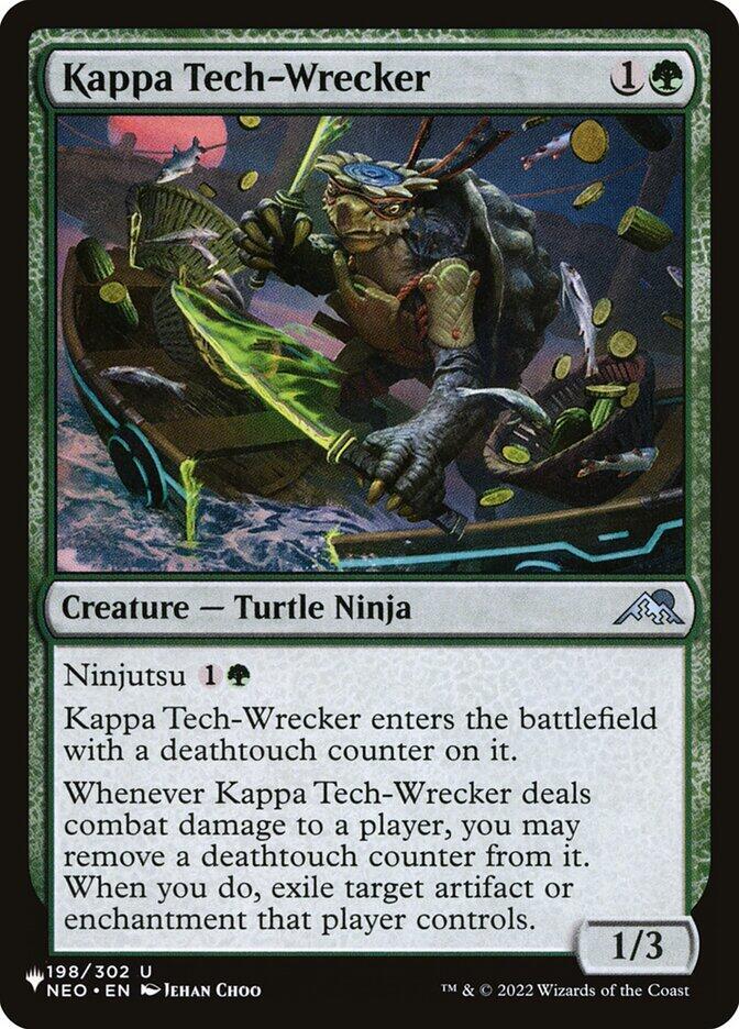 Kappa Tech-Wrecker 198/302 card from The List Reprints
