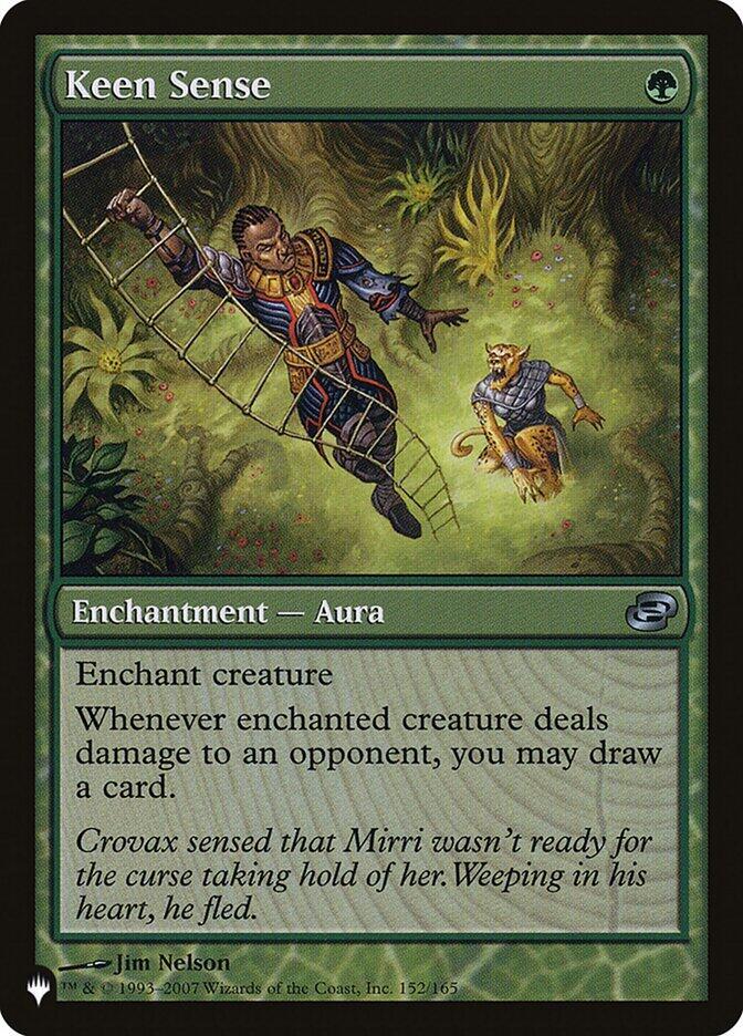 Keen Sense 152/165 card from The List Reprints