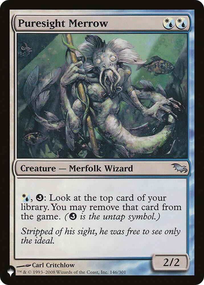 Puresight Merrow 146/301 card from The List Reprints