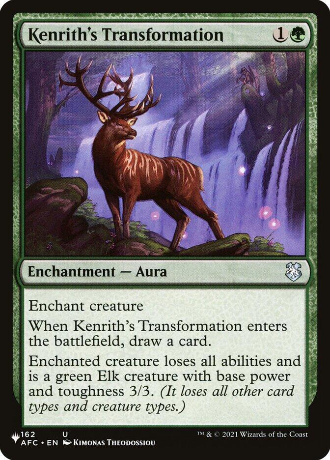 Kenrith's Transformation 162/062 card from The List Reprints