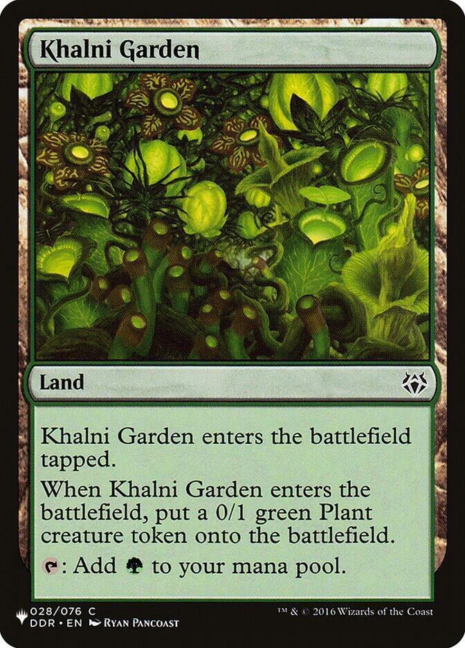Khalni Garden 028/076 card from The List Reprints