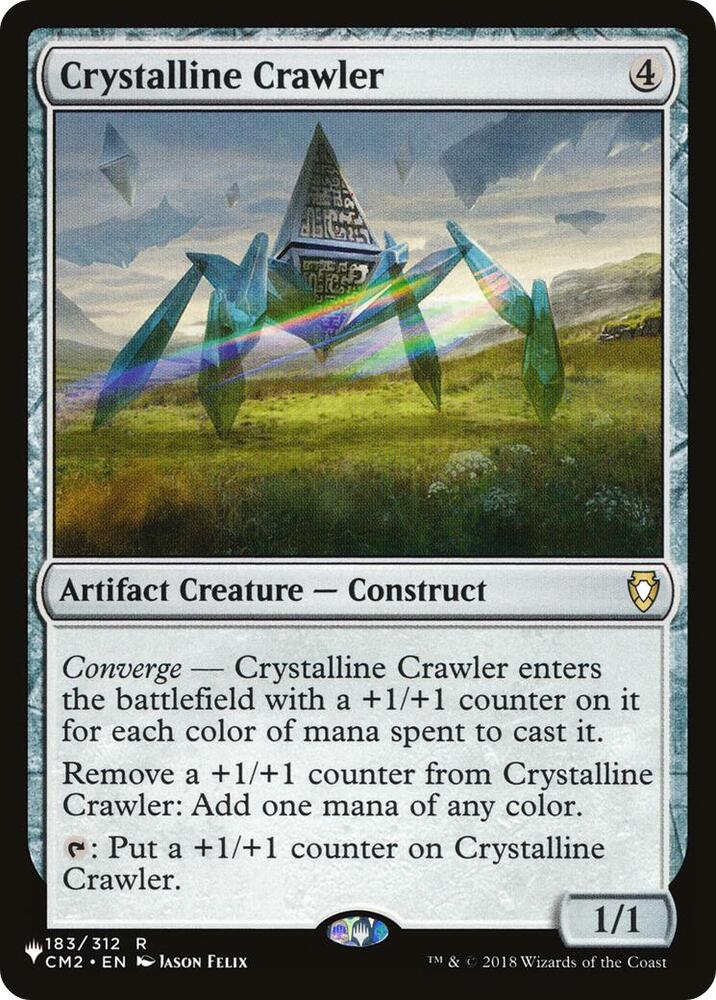 Crystalline Crawler 183/312 card from The List Reprints