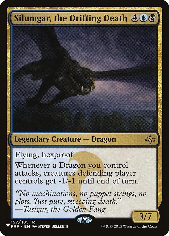 Silumgar, the Drifting Death 157/185 card from The List Reprints