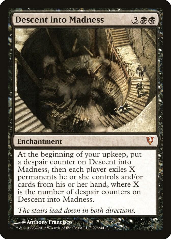 Descent into Madness 97 card from Avacyn Restored