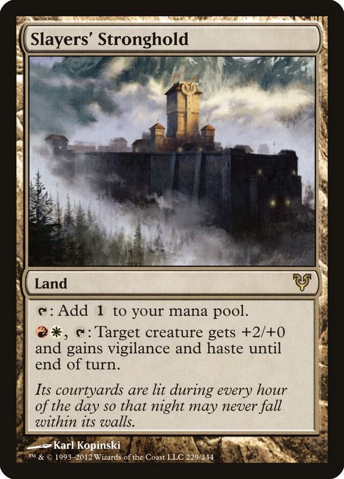 Slayers' Stronghold 229 card from Avacyn Restored