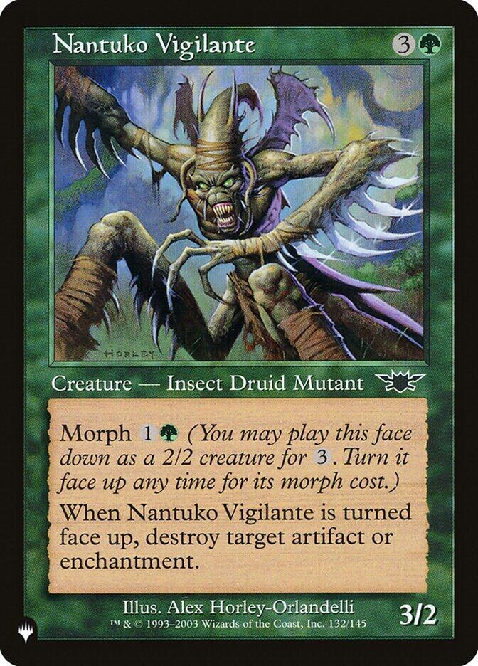 Nantuko Vigilante 132/145 card from The List Reprints