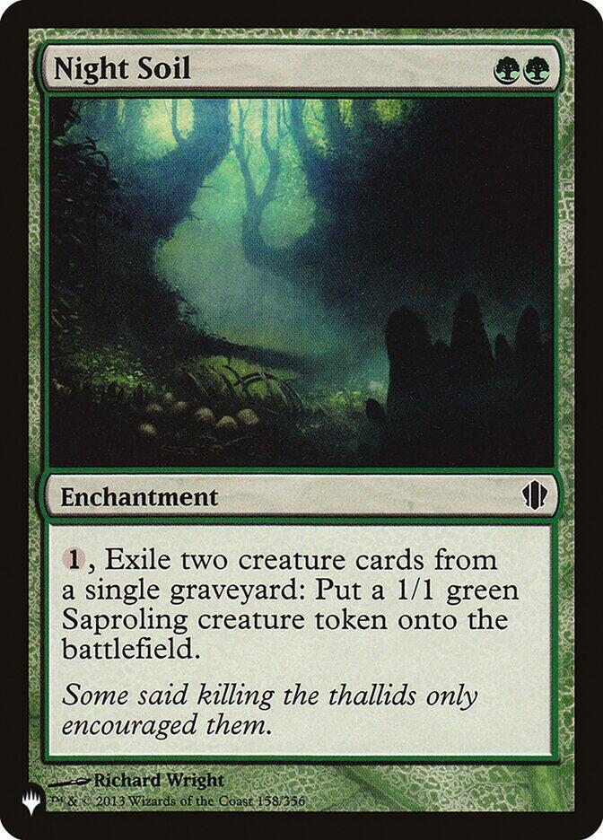 Night Soil 158/356 card from The List Reprints