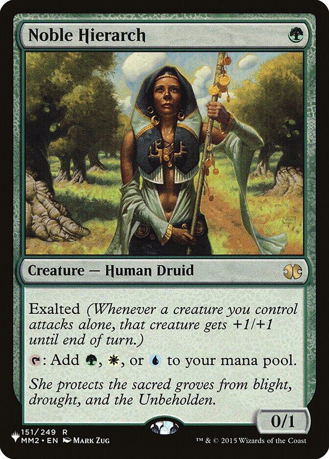 Noble Hierarch 151/249 card from The List Reprints