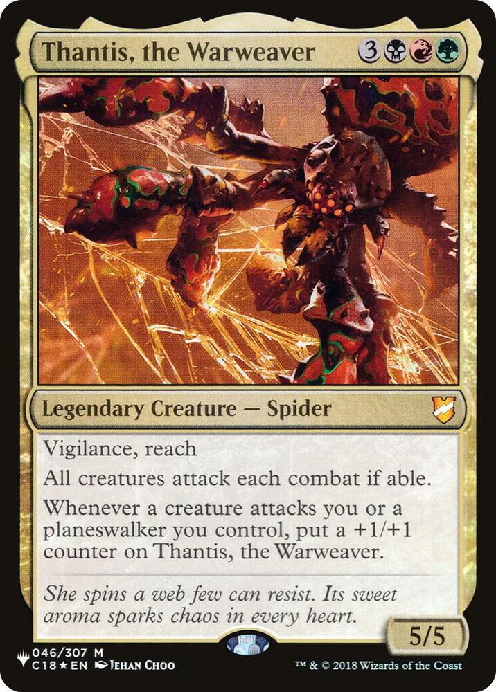 Thantis, the Warweaver 046/307 card from The List Reprints