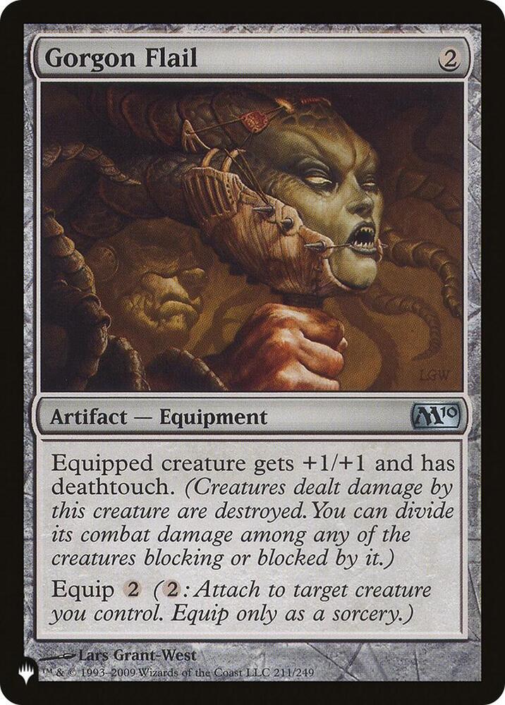 Gorgon Flail 211/249 card from The List Reprints