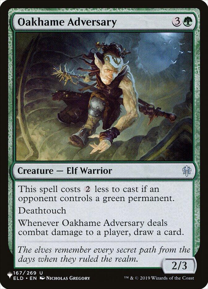 Oakhame Adversary 167/269 card from The List Reprints