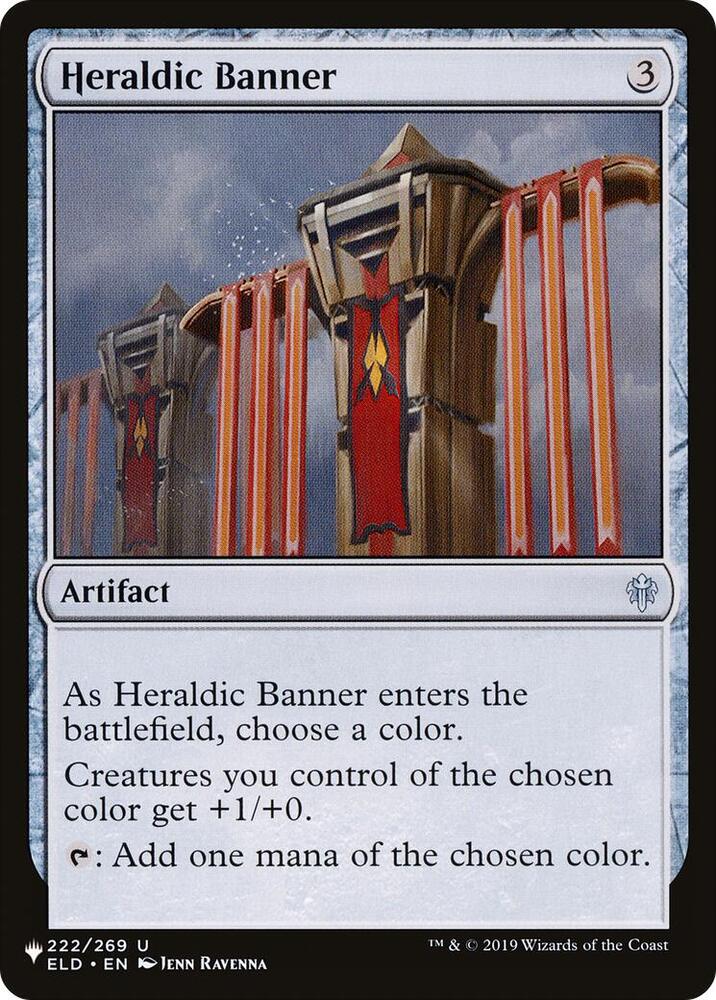 Heraldic Banner 222/269 card from The List Reprints