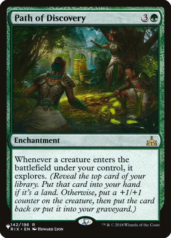 Path of Discovery 142/196 card from The List Reprints