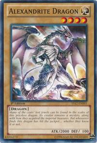 Alexandrite Dragon YS12-EN001 card from Starter Deck: Xyz Symphony