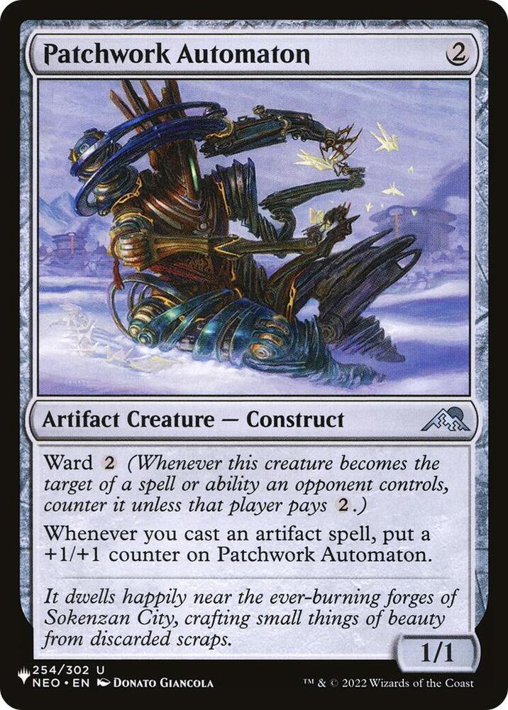 Patchwork Automaton 254/302 card from The List Reprints