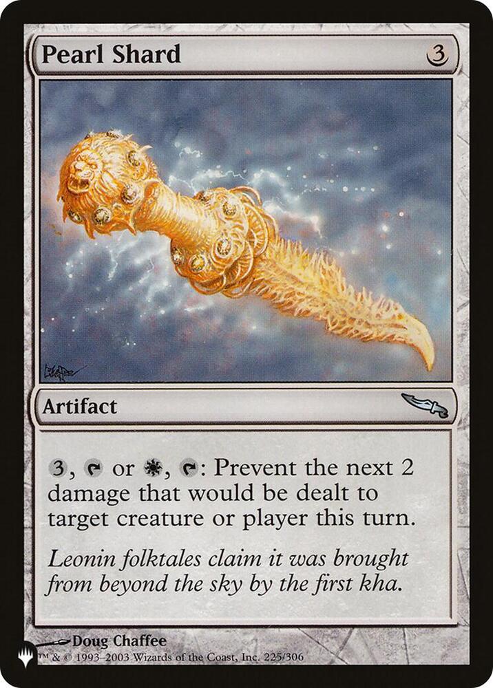 Pearl Shard 225/306 card from The List Reprints