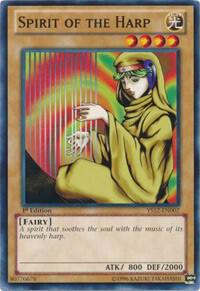 Spirit of the Harp YS12-EN002 card from Starter Deck: Xyz Symphony
