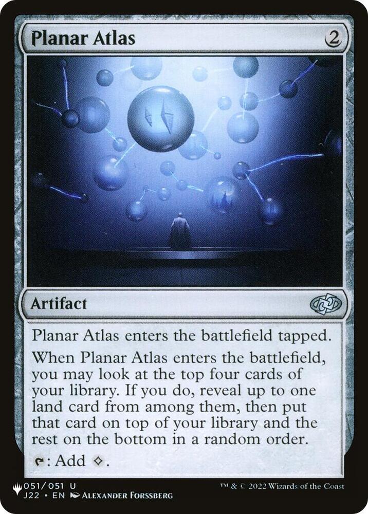 Planar Atlas 051/051 card from The List Reprints