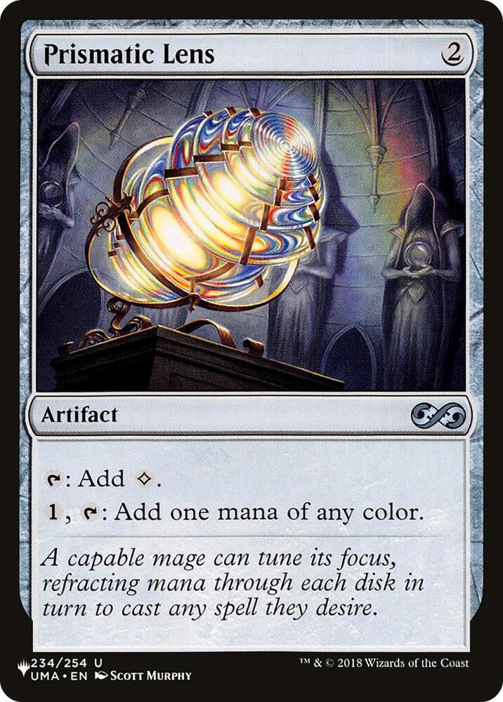 Prismatic Lens 234/254 card from The List Reprints