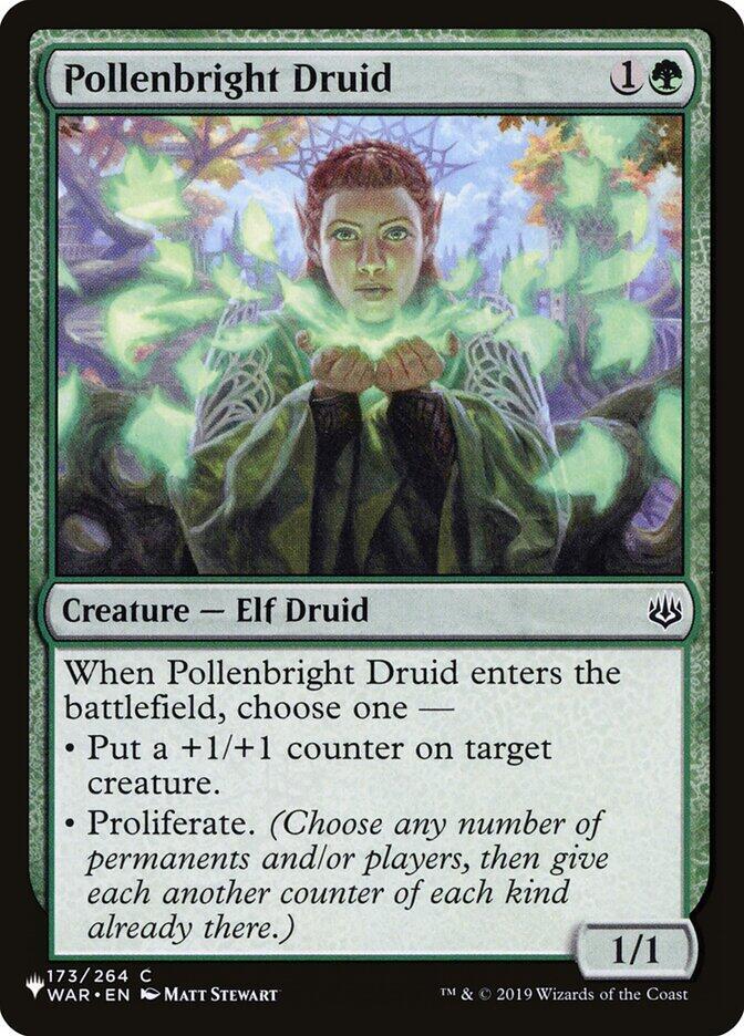 Pollenbright Druid 173/264 card from The List Reprints