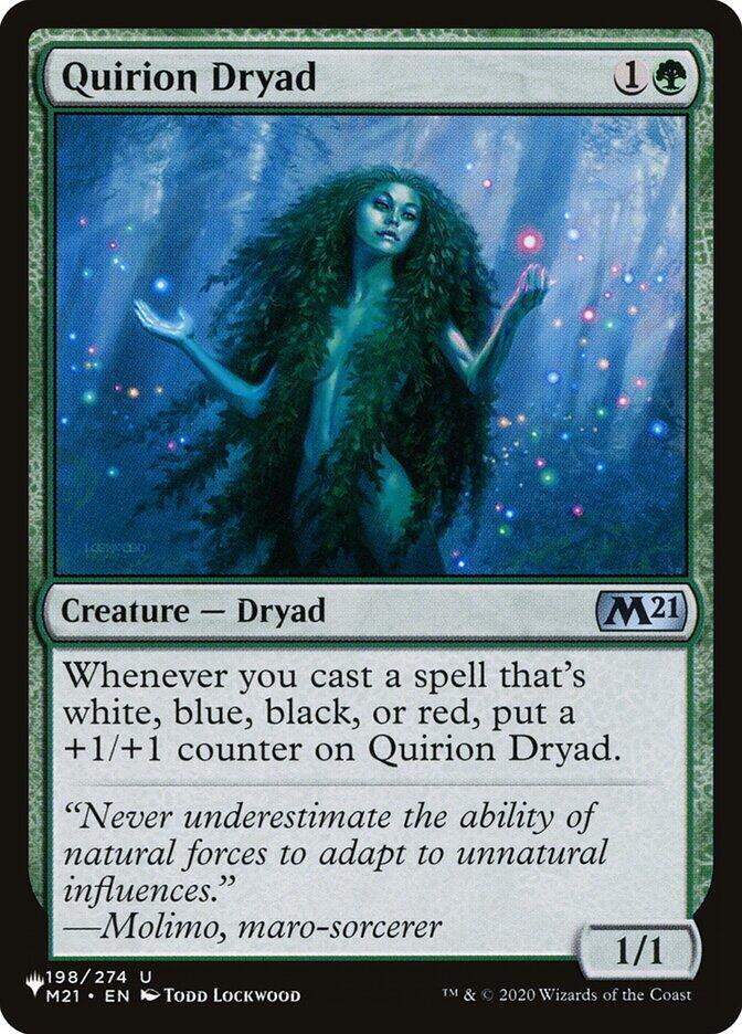 Quirion Dryad 198/274 card from The List Reprints