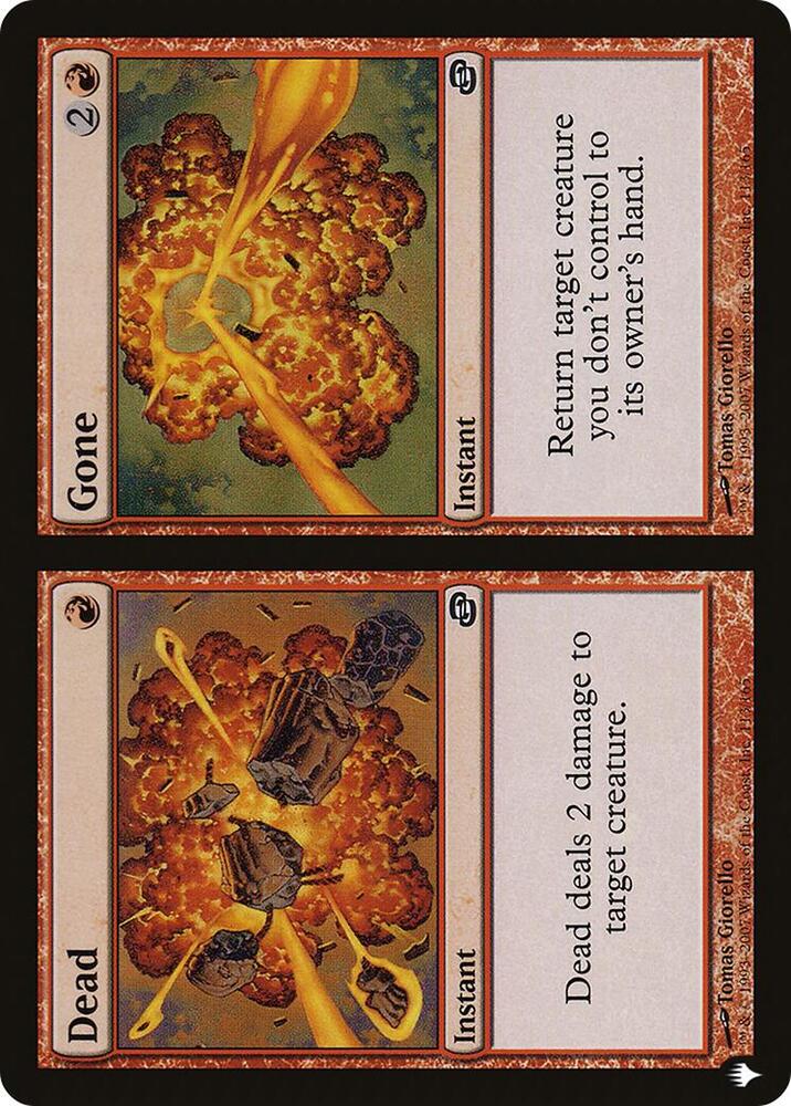 Dead // Gone 113/165 card from The List Reprints