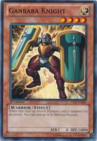 Ganbara Knight YS12-EN005 card from Starter Deck: Xyz Symphony