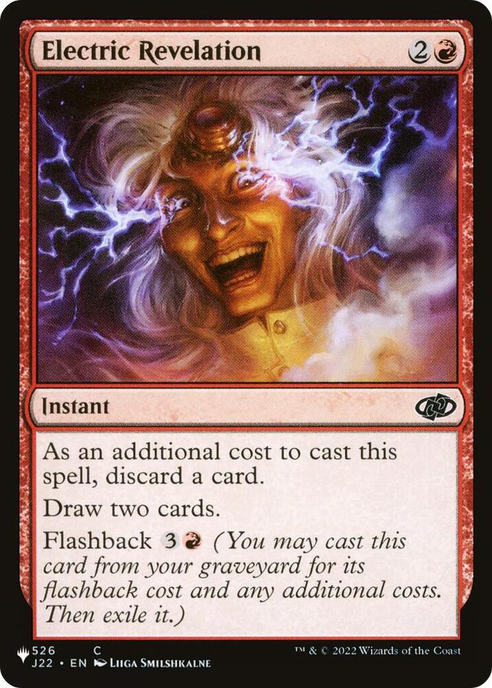 Electric Revelation 526/051 card from The List Reprints