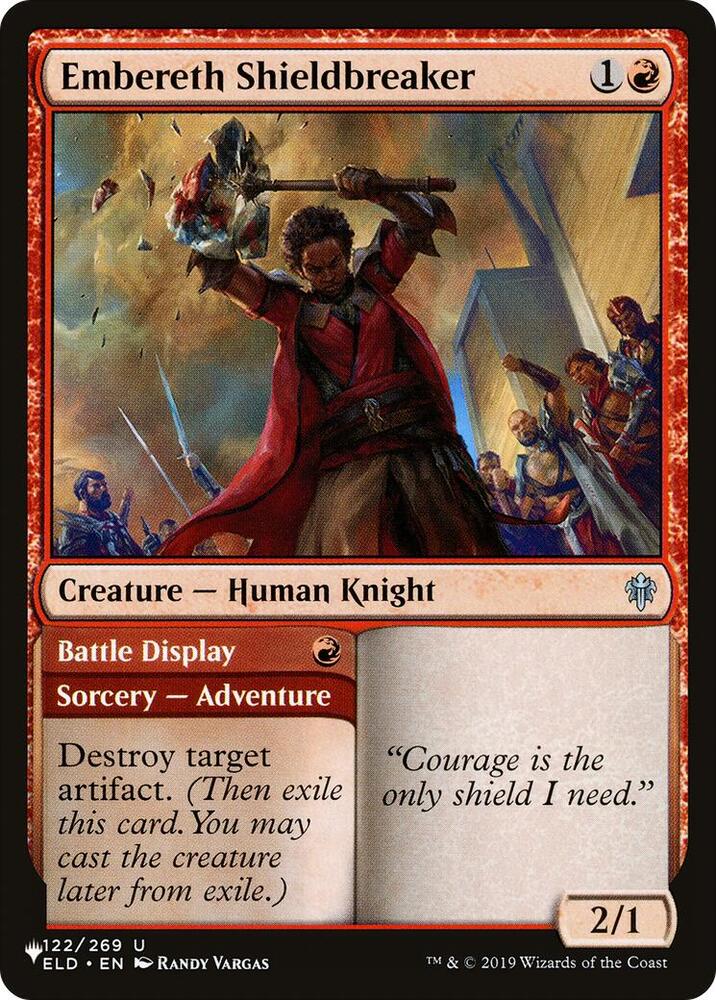 Embereth Shieldbreaker 122/269 card from The List Reprints