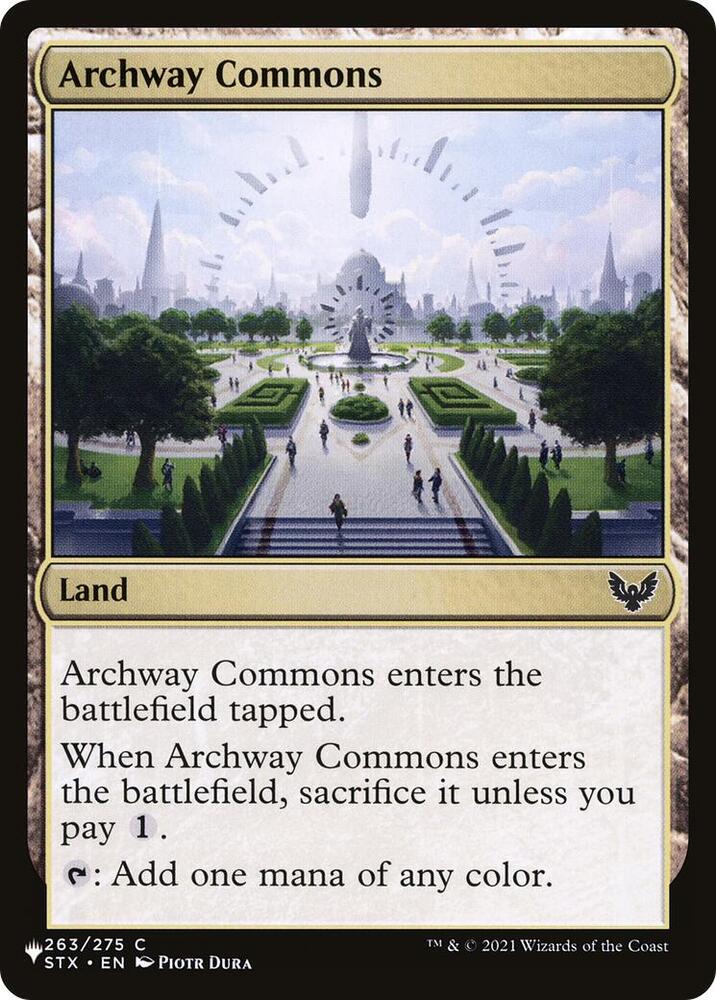 Archway Commons 263/275 card from The List Reprints