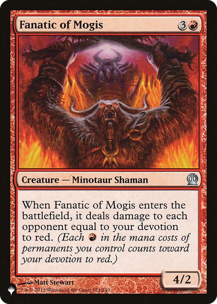 Fanatic of Mogis 121/249 card from The List Reprints