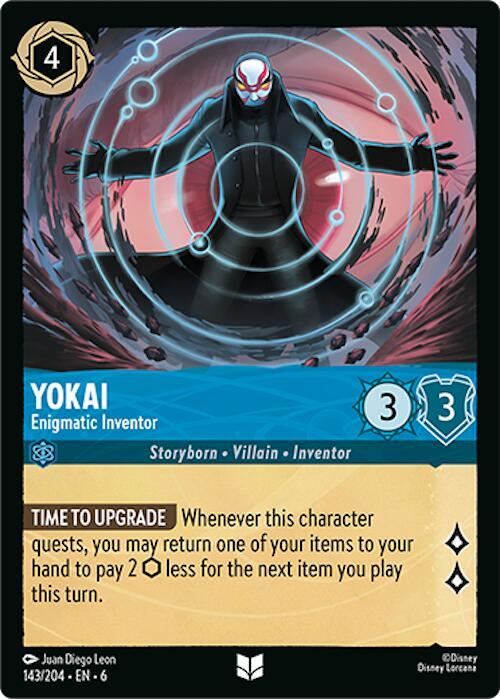 Yokai - Enigmatic Inventor 143/204 card from Azurite Sea