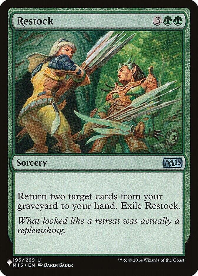 Restock 195/269 card from The List Reprints