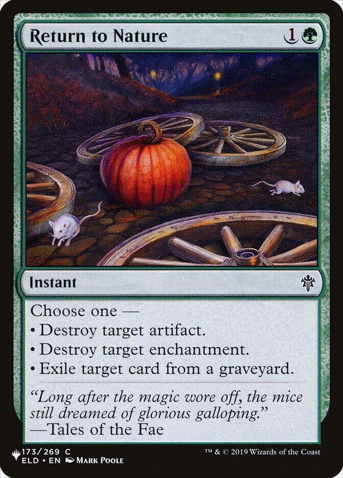 Return to Nature 173/269 card from The List Reprints
