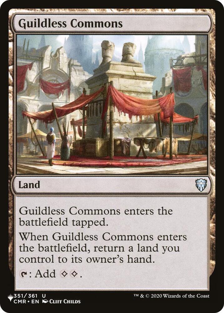 Guildless Commons 351/361 card from The List Reprints