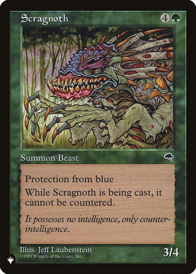 Scragnoth card from The List Reprints