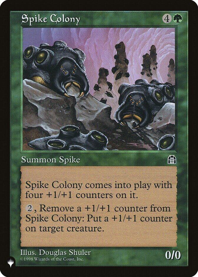 Spike Colony card from The List Reprints
