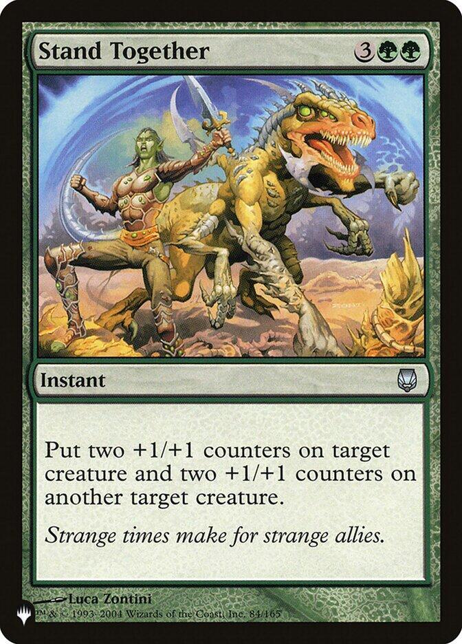 Stand Together 84/165 card from The List Reprints