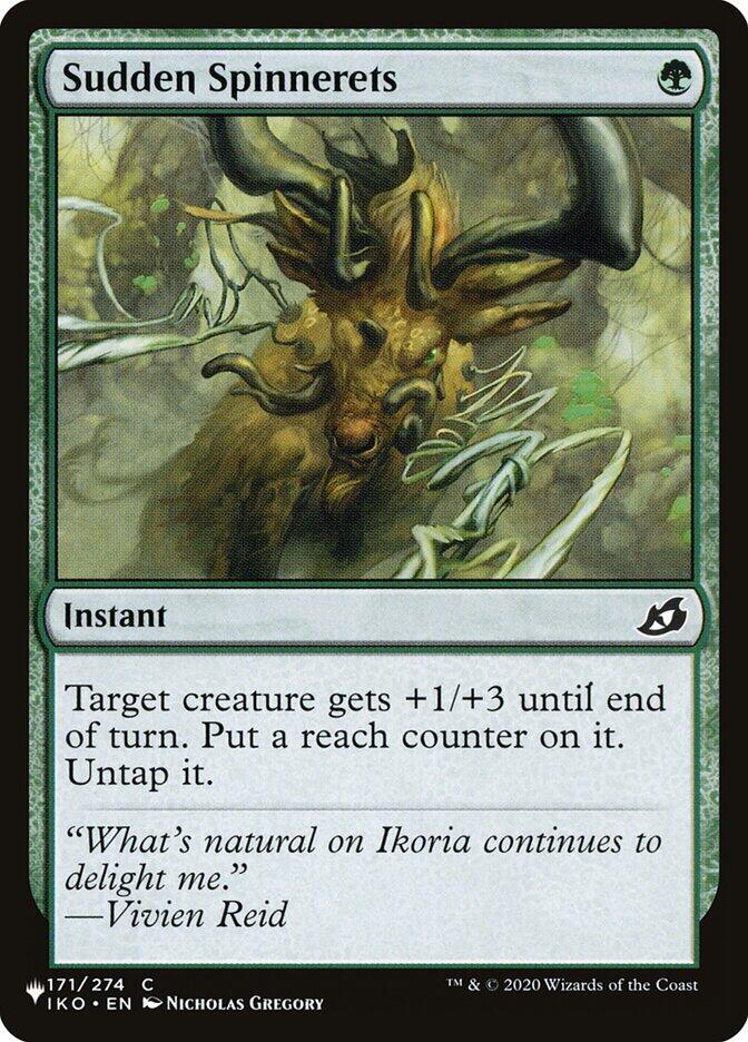 Sudden Spinnerets 171/274 card from The List Reprints