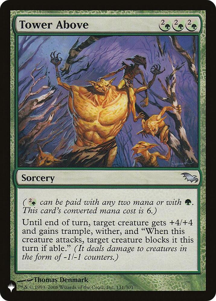 Tower Above 131/301 card from The List Reprints