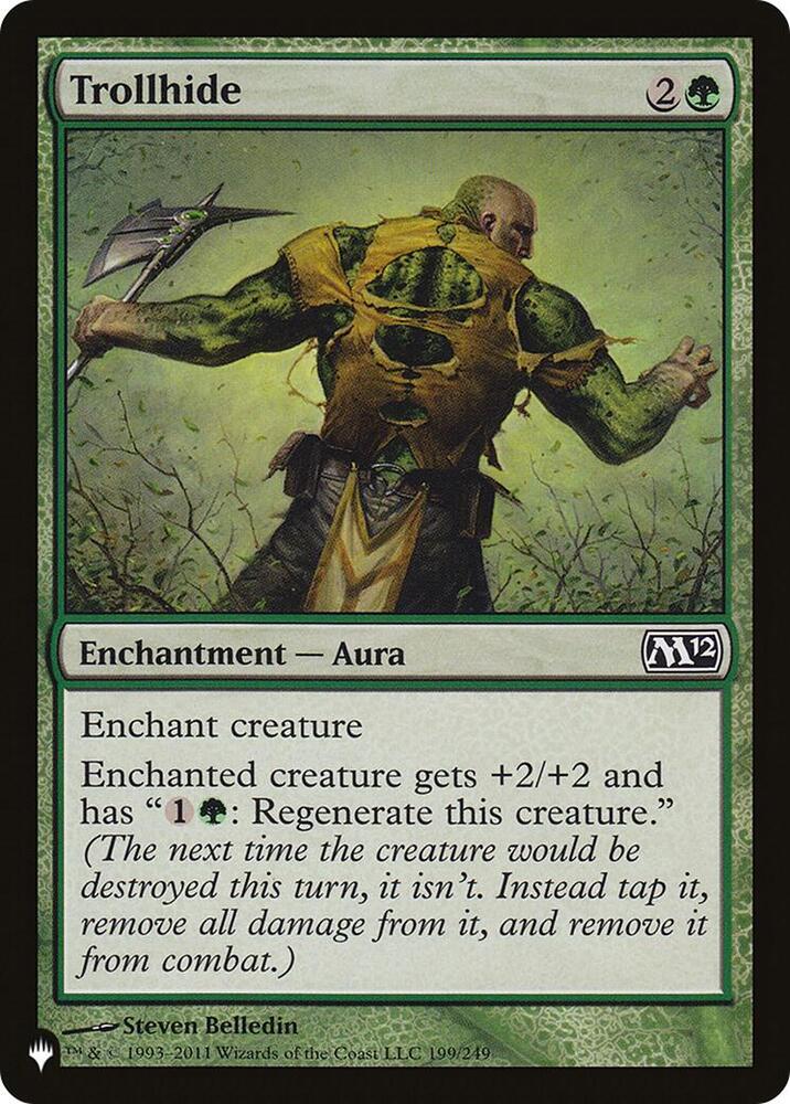Trollhide 199/249 card from The List Reprints