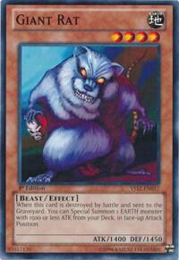 Giant Rat YS12-EN017 card from Starter Deck: Xyz Symphony