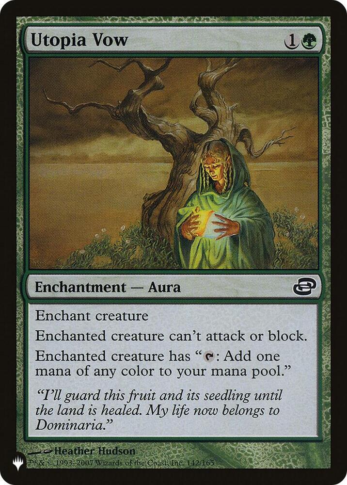 Utopia Vow 142/165 card from The List Reprints