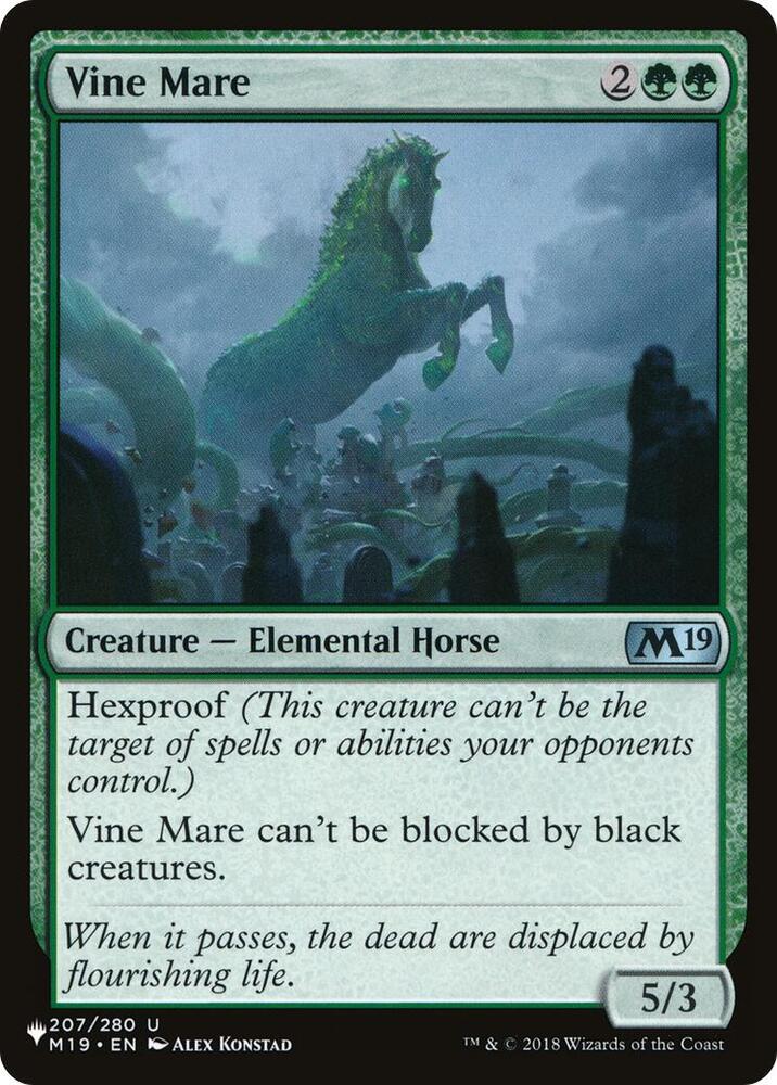 Vine Mare 207/280 card from The List Reprints