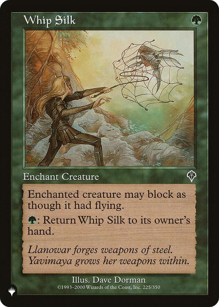 Whip Silk 225/350 card from The List Reprints