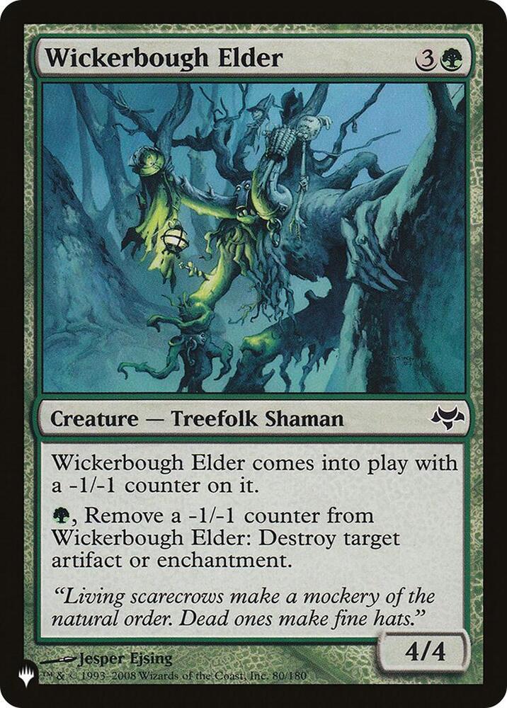 Wickerbough Elder 80/180 card from The List Reprints