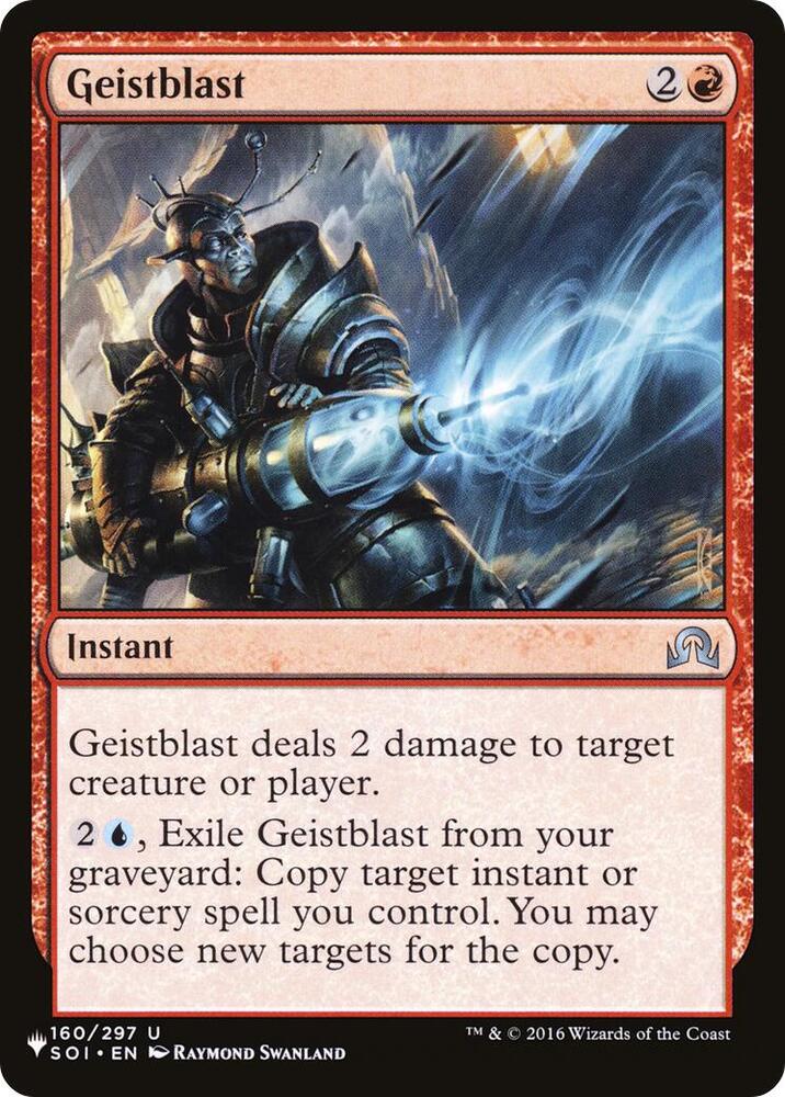 Geistblast 160/297 card from The List Reprints