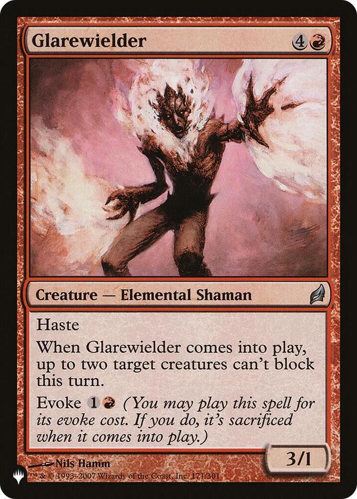 Glarewielder 171/301 card from The List Reprints