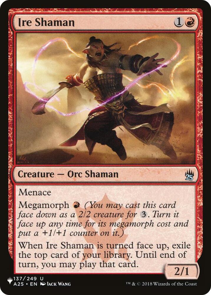 Ire Shaman 137/249 card from The List Reprints